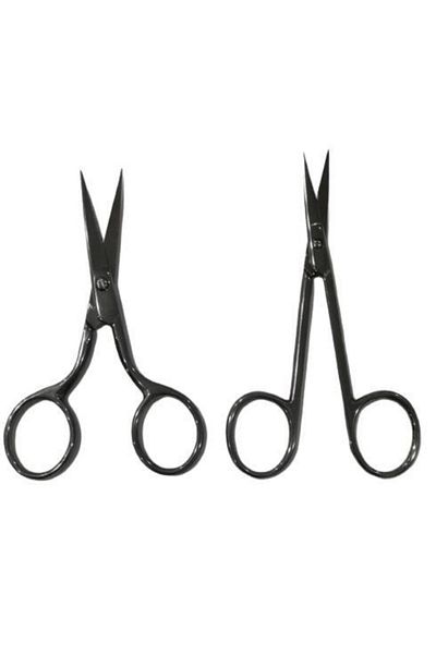Tokıa Brode Embroidery Guipure Cutting Fabric Thread Cleaning Fine Tip Embroidery Scissors Set 2 Pieces