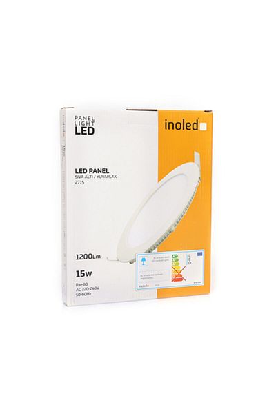 İnoled 15w Round Recessed Led Panel (daylight-3300k)