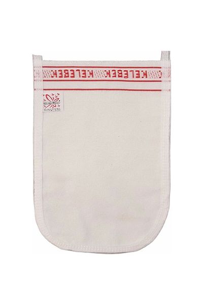HESNA Butterfly Pouch Thick White Bath Bath Pouch 3 Pieces
