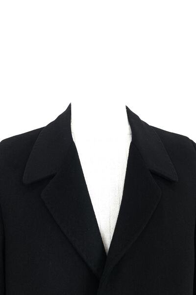 ŞAN GİYİM 2622 Men's Black Swallow Collar Short Coat