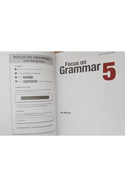 Pearson Focus On Grammar 5 Student's Book + Workbook With Myenglishlab 5th Edition