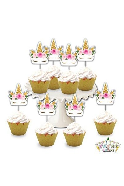 Happyland Deniz Party Store Unicorn Temalı Eva Simli Delüx Kürdan Seti  8 Li