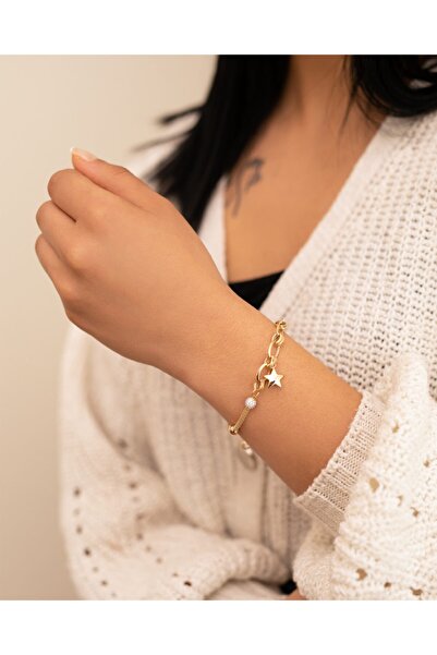 YAVUZ KUYUMCULUK Altın Ataç Şans Bileklik