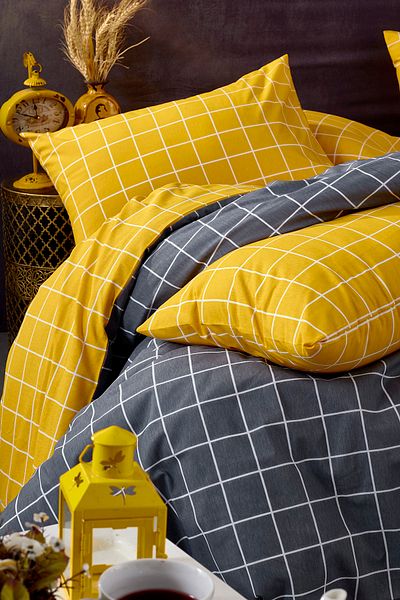 BONJARDİNHOME Σετ Παπλωματοθήκη Μονή Noya Cotton
