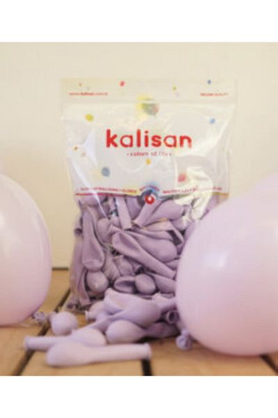 Kalisan 5 Inch Small Macaron Balloon 50 Pieces Lilac