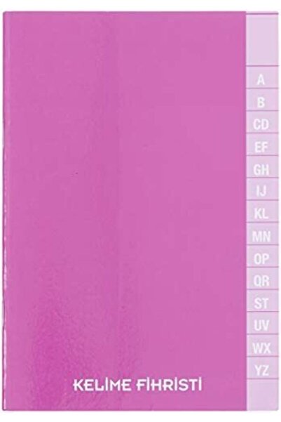Liz Kelime Fihristi A5 Boy Çizgili