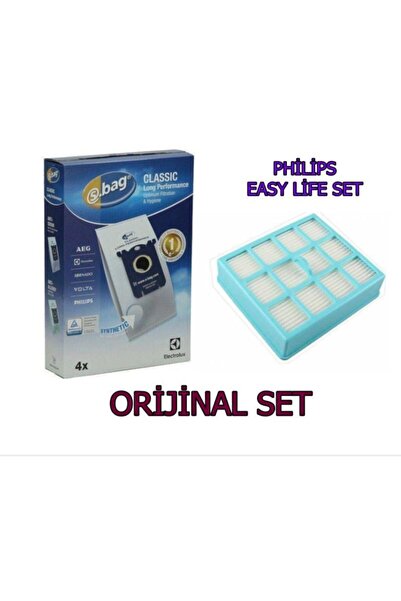 Supurgeavm Fc 8135 Easy Life Γνήσια τσάντα σκόνης + Σετ φίλτρων Hepa