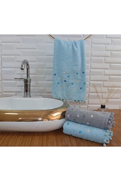 kartex Ponponlu El Yüz Havlusu 2li