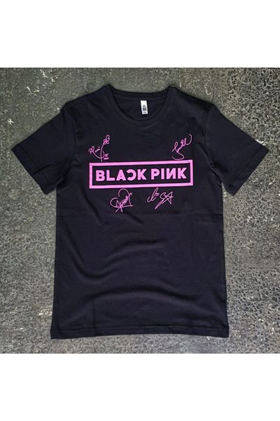 GC GÖKHAN CLUB Σετ θήκης για στυλό μπλουζάκι Blackpink Unisex Owersize