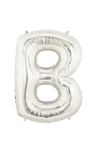 Adana Pasta Malzemeleri B Silver 34 Inch Foil Balloon