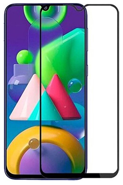 CEPSTOK Samsung Samsung M21 Kırılmaz Cam 5d Tam Kaplayan Temperli Ekran Koruyucu