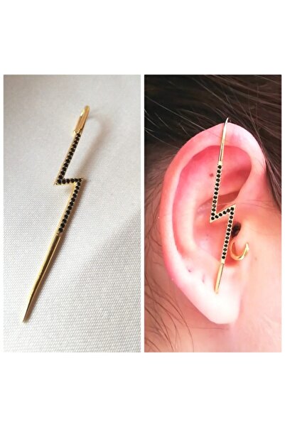 Bylin Takı Baston Şimşek Küpe