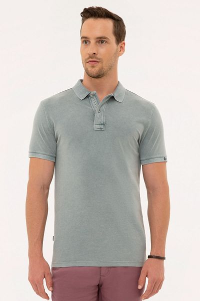 Pierre Cardin Σκούρο γκρι ανδρικό T-Shirt G021SZ011.000.1089496