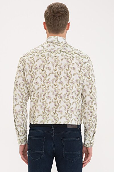 Pierre Cardin Yeşil Comfort Fit Gömlek