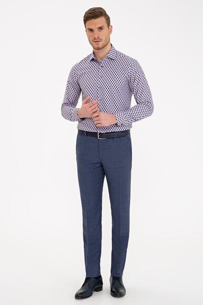 Pierre Cardin Lacivert Slim Fit Gömlek