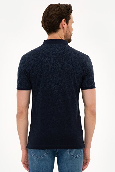 Pierre Cardin Μπλουζάκι Polo Neck Slim Fit Navy Blue
