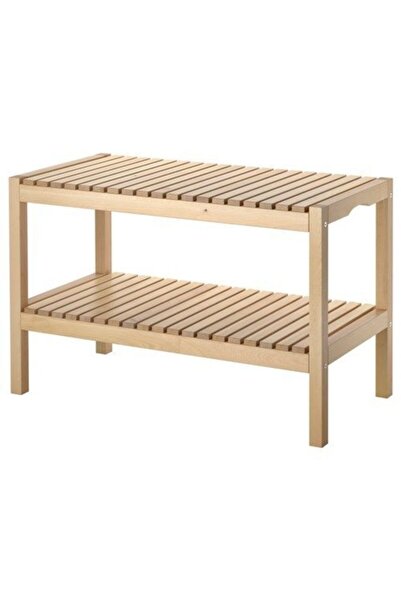 Aksöz Tasarım Ahşap  Raflı Banyo Dolabı