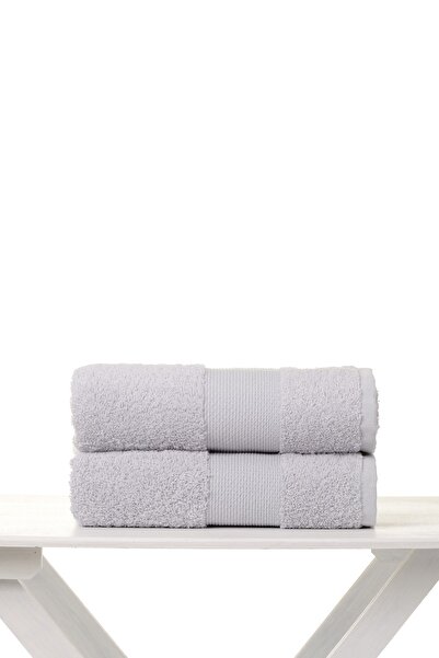 AİRYCOT Γκρι 70x150 Σετ 2 Πετσέτες μπάνιου