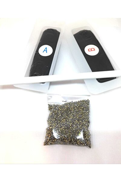 yiğit aksesuar Mıhlama Seti-2 Hematit Taş Kuyumcu Hamuru Macunu ve Taş Tutma ...