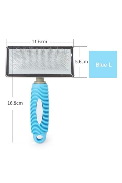Mixpet 11.6 Cm Large Short and Long Fur Rubber Comb for Cat Dogs
