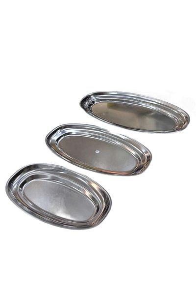 Matar Endüstriyel Mutfak Ekipmanları Boat Salad Appetizer Plate 3 pcs