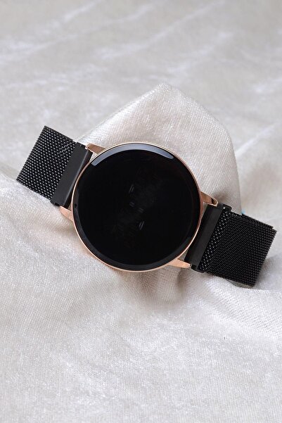 Spectrum Unisex Siyah Mıknatıslı Dokunmatik Kol Saati Xt250127k