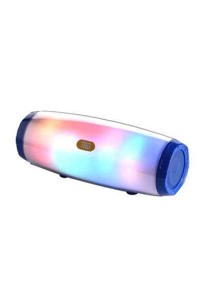 TG T&g Tg165 Renkli Işıklı Bluetooth Hoparlör Fm/sd Kart/usb Girişli Mavi