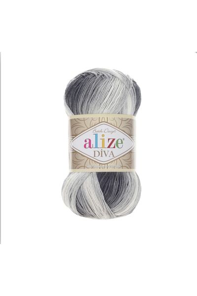 Alize (5 τεμάχια) Diva Batik 1900 Πλεκτά νήματα για γιλέκο Μπλούζα Νήματα τουνίκ Supla Shawl Yarn