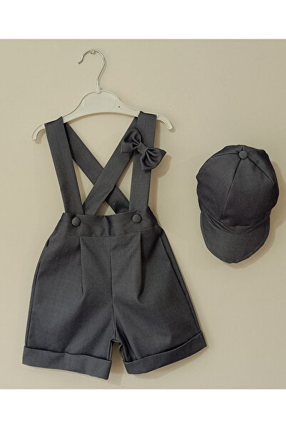 moms and babies Baby Boy Navy Blue Shorts Salopet Trousers