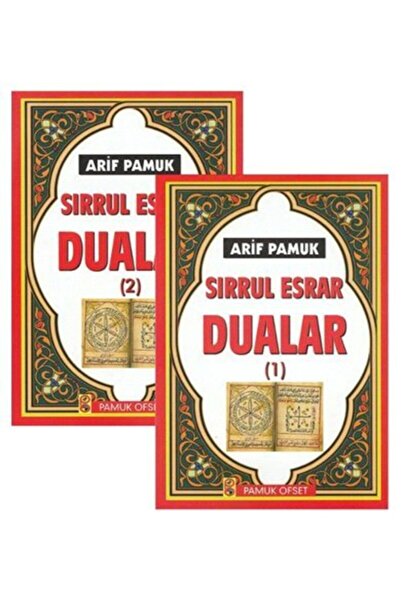 Pamuk Yayıncılık Sırrul Esrar Dualar 2 Cilt Takım Dua-150 - Arif Pamuk 978605...