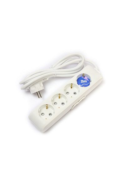 VİKO Multi-Let Child Protected Quadruple Earth Group Socket 3 Mt. Wired 90113403