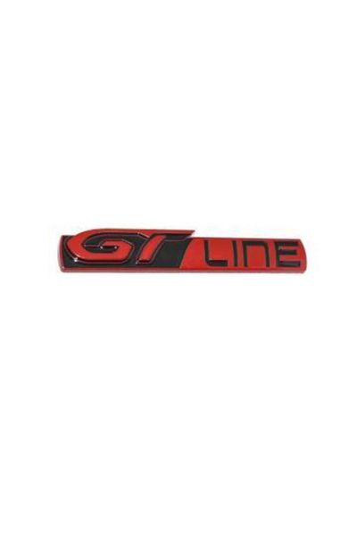 Autokit Gt Line Chrome Metal Luggage Mudguard Black-Red Logo
