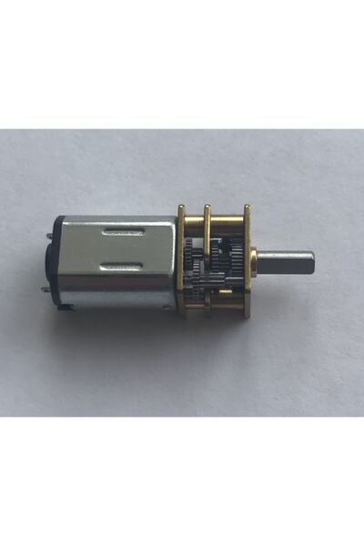 Diyotlab Arduino Metal Redüktörlü Mikro Motor 100rpm N20 Dc12v