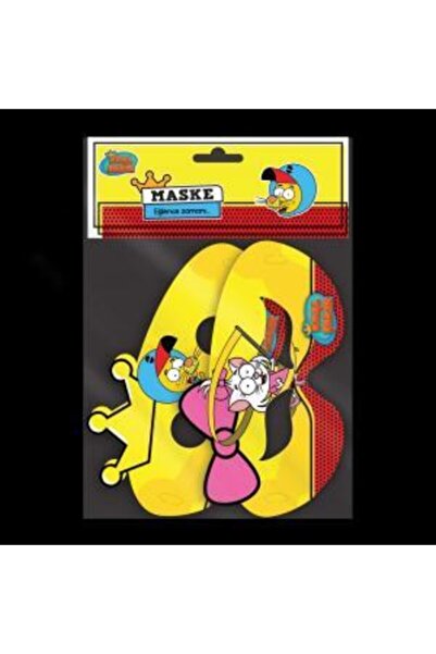 kidspartim Kral Şakir Ve Canan Karton Parti Maskesi 2'li