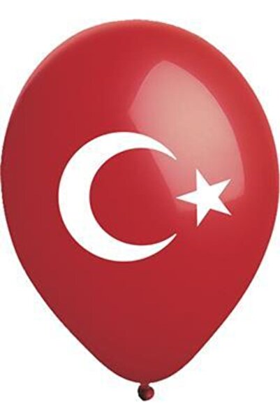 Atom Turkish Flag 14/a Balloon 100 Pieces