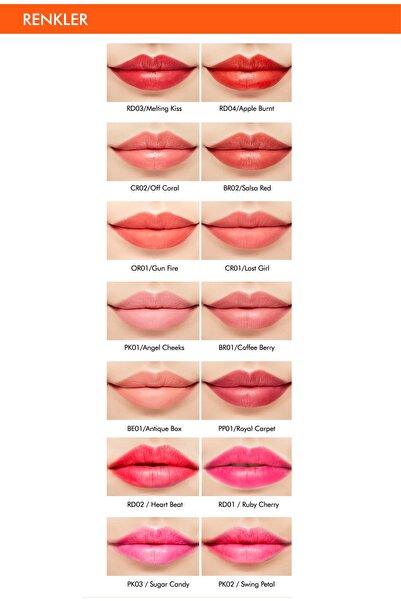 Missha İpeksi Dokuda Kalıcı Dudak Kalemi Silky Lasting Lip Pencil (RD04/Apple Burnt)