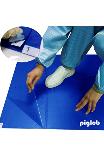 pigleb Yapışkanlı Paspas Mavi 300 Yaprak 10 Plaka