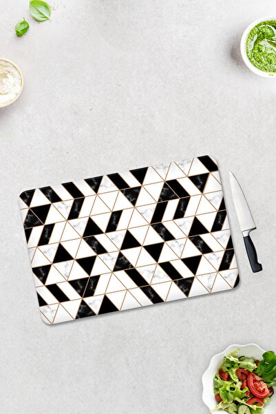 Decorita Black Gold |   Glass Cutting Board - Glass Cutting Board |   30cm X 40cm