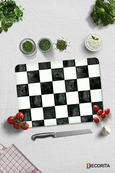 Decorita نمط متقلب |   لوح تقطيع الزجاج - لوح تقطيع الزجاج |   30 سم × 40 سم