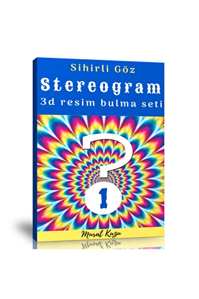 Enine Boyuna Eğitim Magic Eye Stereogram Puzzle Book-1