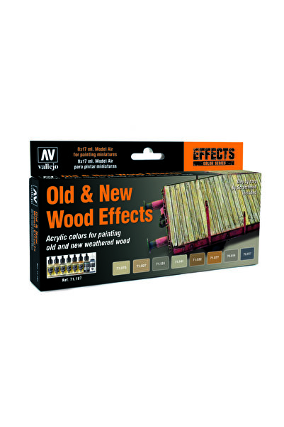 Vallejo Model Aır Set: Old And New Wood Effects(8)