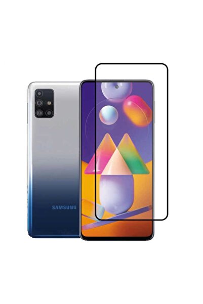 Samsung Galaxy M51 Zore Kenarları Kırılmaya Dayanıklı Cam Ekran Koruyucu (ful...