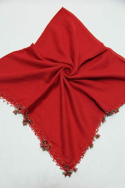 KİBAR İPEK Beaded Scarf