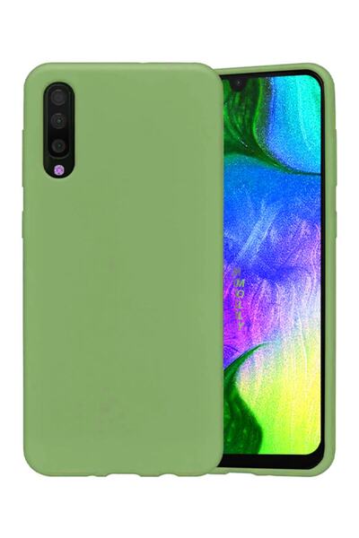 Molly Galaxy A50 Uyumlu Matcha Yeşili Liquid Pastel Kılıf