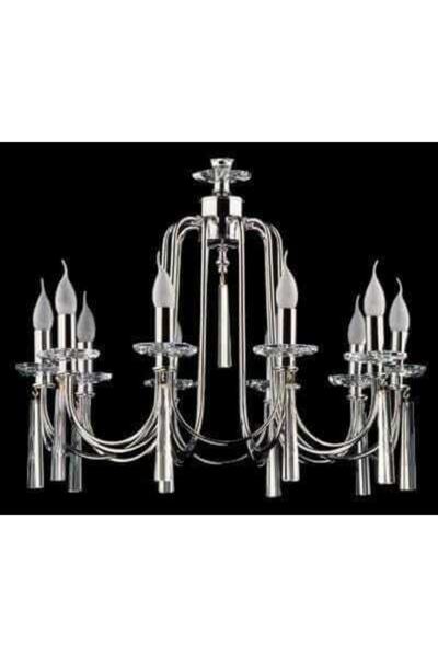 yıldırımavize Kontes 10 Lu Avize Krom 10*e14 (TAM MONTAJLIDIR.)