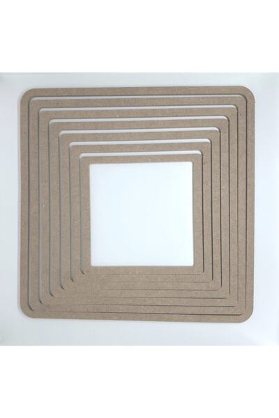 DMahşap 7 Piece Screwless Square Pulley 34x34