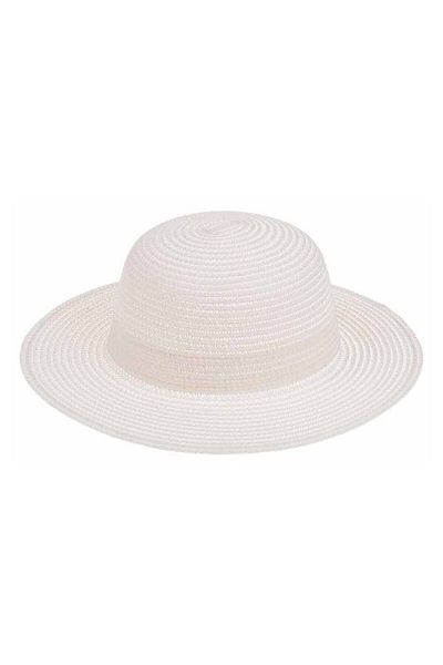 MİNİKO KİDS Kitti 1700-06 Girl's Summer Straw Fedora Hat 2-5 Years