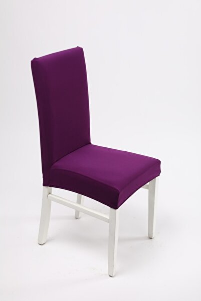 GUZGUN Mürdüm Sandalye Kılıfı En-boy Likralı