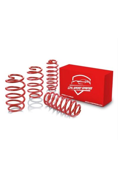 BLUEOTO Dacia Duster Yükseltme Yayı 40 Mm Spor Helezon Yay Ctk Spor Springs 4 Lü Set