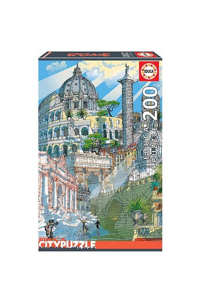 EDUCA Cities Series Roman 200 Piece Puzzle